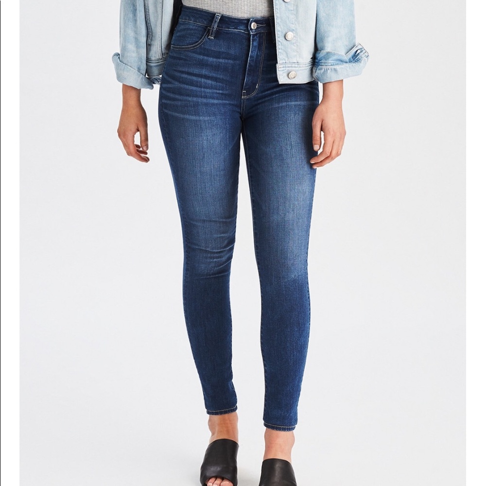 Super-Stretch American Eagle Skinny Jeans